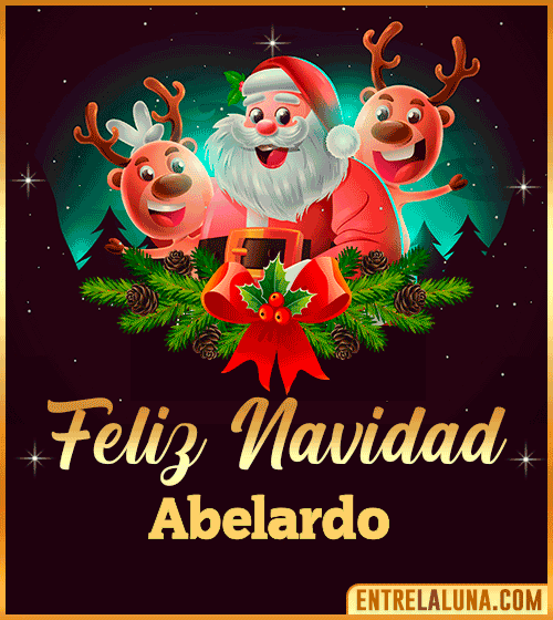 Feliz Navidad Abelardo