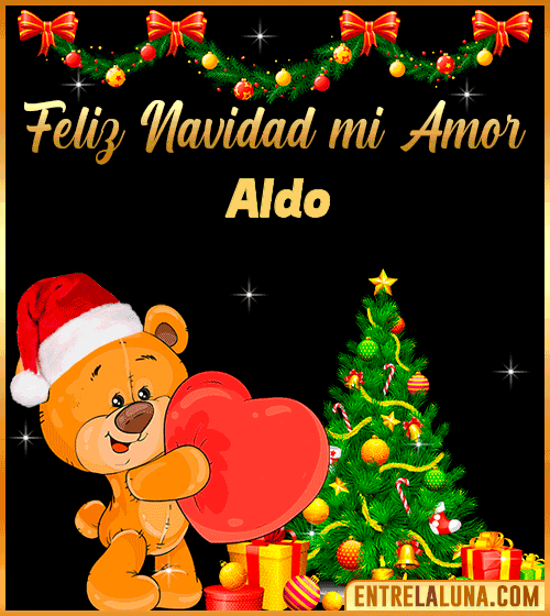 Feliz Navidad mi Amor Aldo