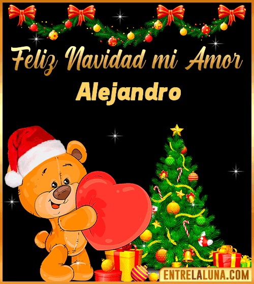 Feliz Navidad mi Amor Alejandro