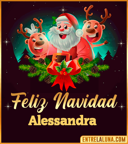 Feliz Navidad Alessandra