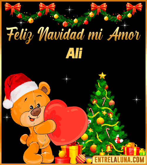 Feliz Navidad mi Amor Ali