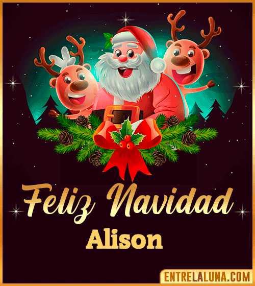 Feliz Navidad Alison