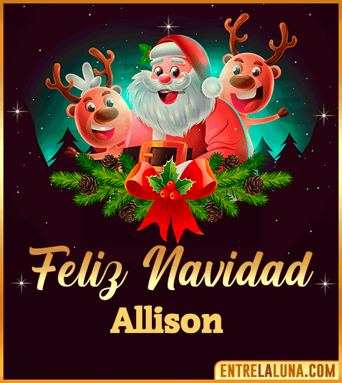 Feliz Navidad Allison