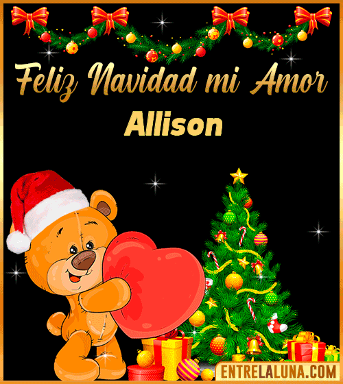 Feliz Navidad mi Amor Allison