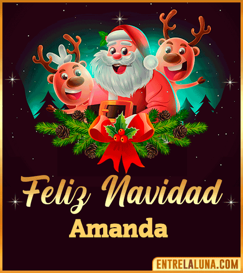 Feliz Navidad Amanda