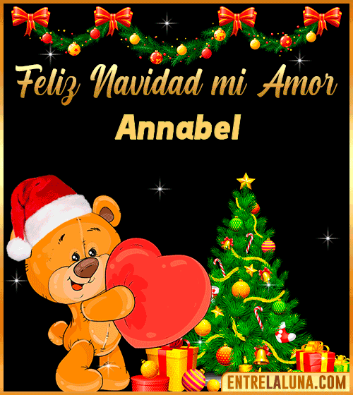 Feliz Navidad mi Amor Annabel
