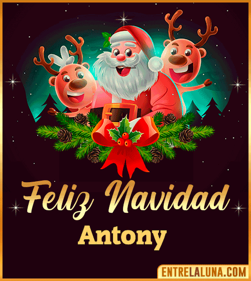 Feliz Navidad Antony