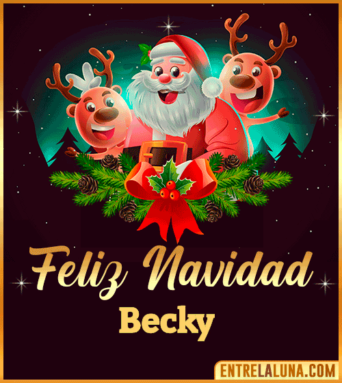 Feliz Navidad Becky