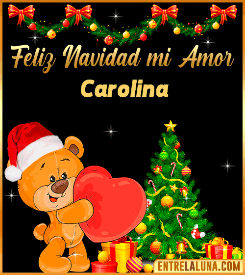 Feliz Navidad mi Amor Carolina