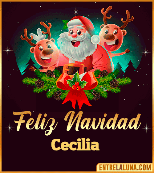 Feliz Navidad Cecilia