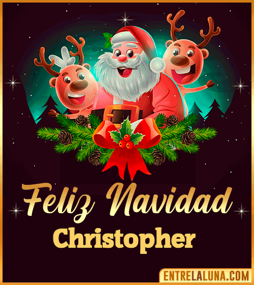 Feliz Navidad Christopher