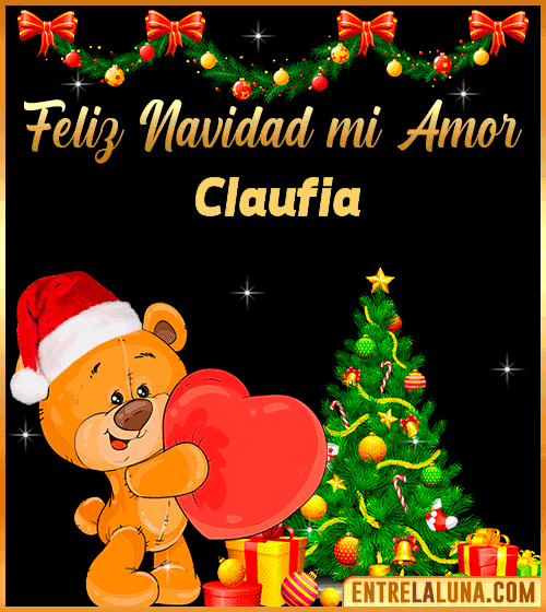 Feliz Navidad mi Amor Claufia