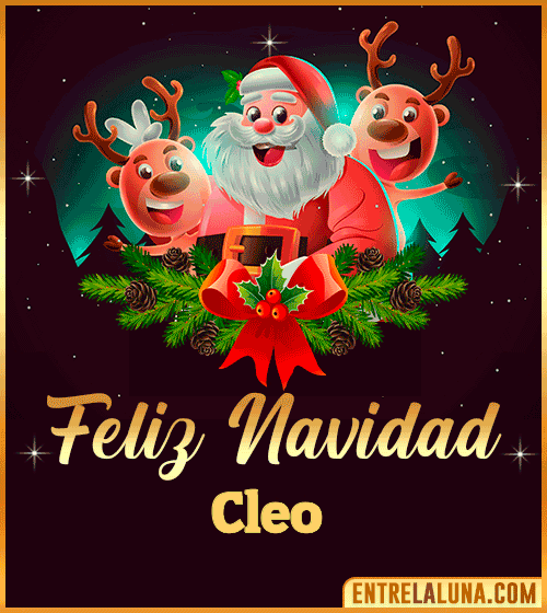 Feliz Navidad Cleo