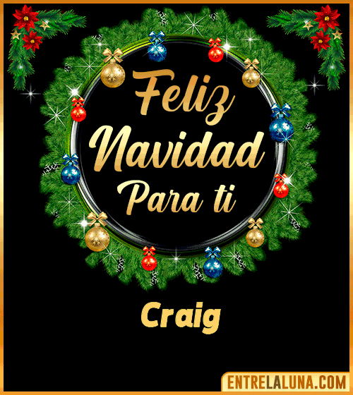 Feliz Navidad para ti Craig