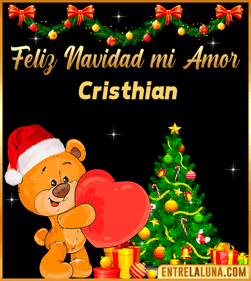 Feliz Navidad mi Amor Cristhian