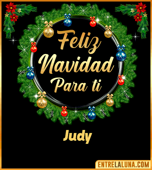 Feliz Navidad para ti Judy