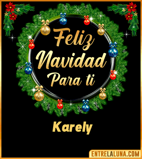 Feliz Navidad para ti Karely