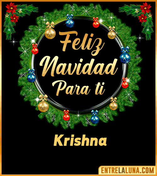 Feliz Navidad para ti Krishna