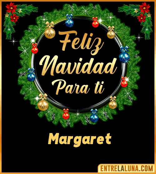 Feliz Navidad para ti Margaret