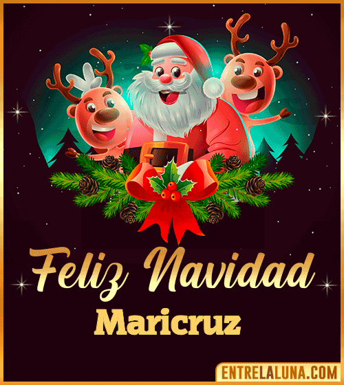 Feliz Navidad Maricruz
