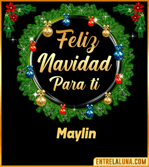 Feliz Navidad para ti Maylin