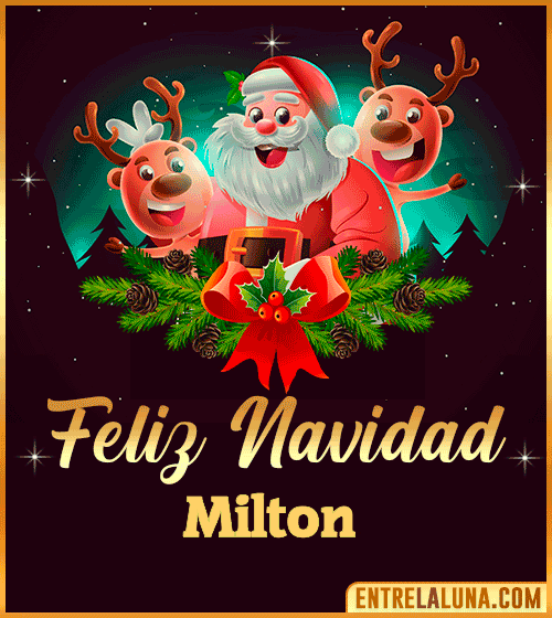 Feliz Navidad Milton