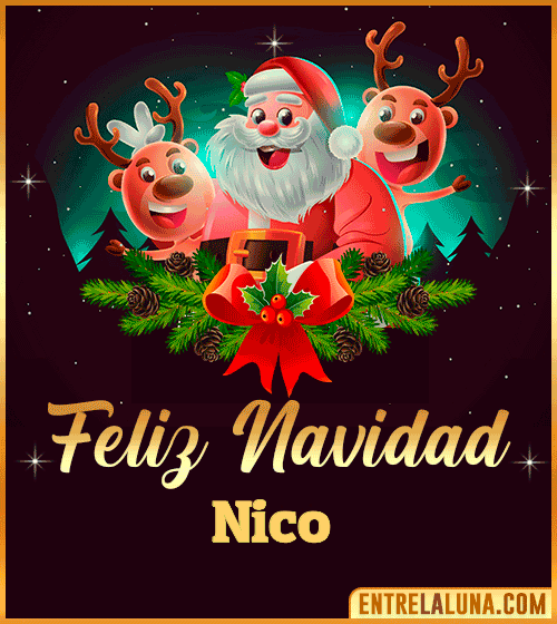 Feliz Navidad Nico