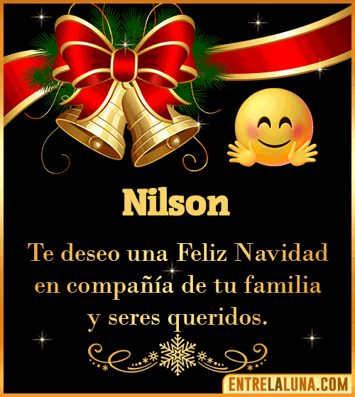 Te deseo una Feliz Navidad para ti Nilson