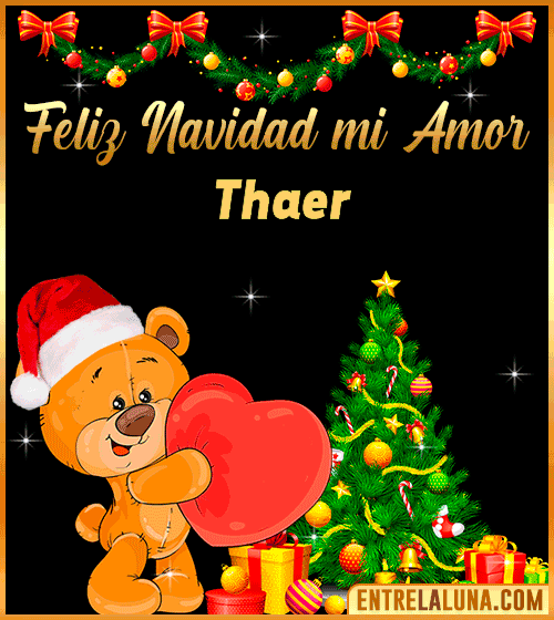 Feliz Navidad mi Amor Thaer