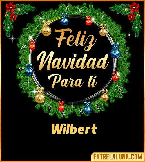 Feliz Navidad para ti Wilbert