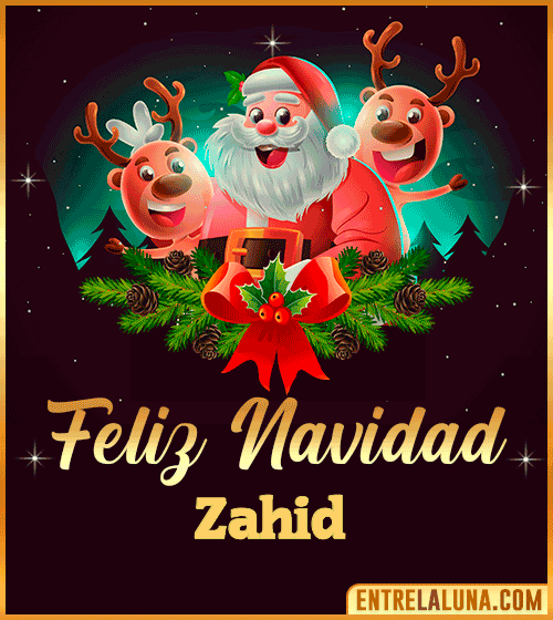 Feliz Navidad Zahid
