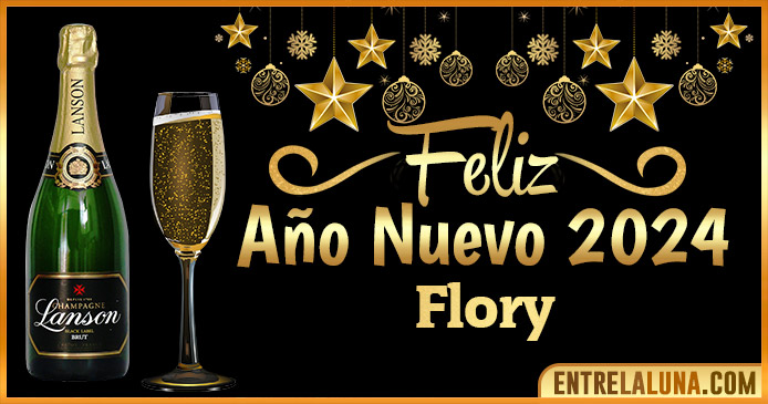 Gif de año nuevo 2024 para Flory 🥂