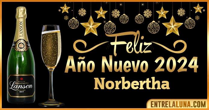Gif de año nuevo 2024 para Norbertha 🥂