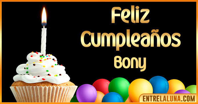 Feliz Cumpleaños Bony