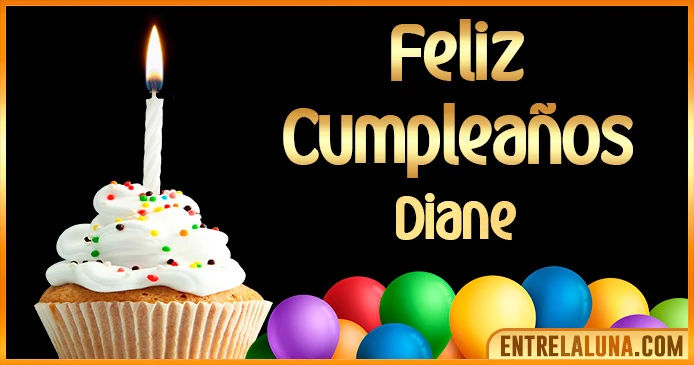 ➤ Feliz Cumpleaños Diane GIF 🎂 【Felicidades Diane 】🎉