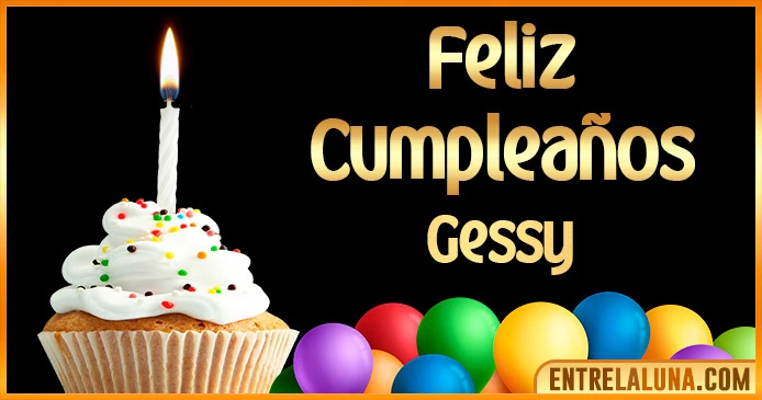 ➤ Feliz Cumpleaños Gessy GIF 🎂 【Felicidades Gessy 】🎉