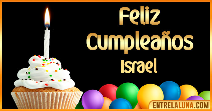 Gif de Cumpleaños para Israel 🎂