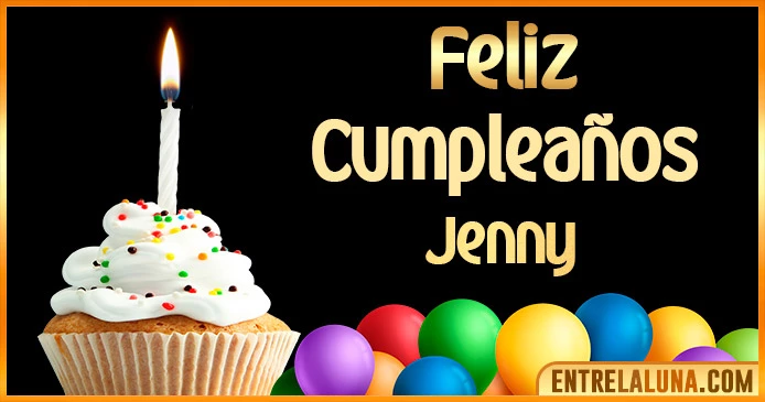 ➤ Feliz Cumpleaños Jenny GIF 🎂 【Felicidades Jenny 】🎉