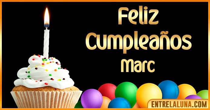 ➤ Feliz Cumpleaños Marc GIF 🎂 【Felicidades Marc 】🎉