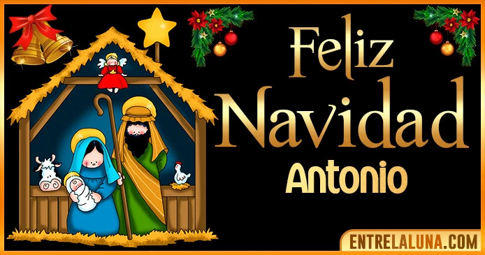 Gif de Navidad para Antonio 🎅