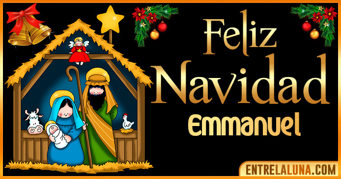 Feliz Navidad Emmanuel