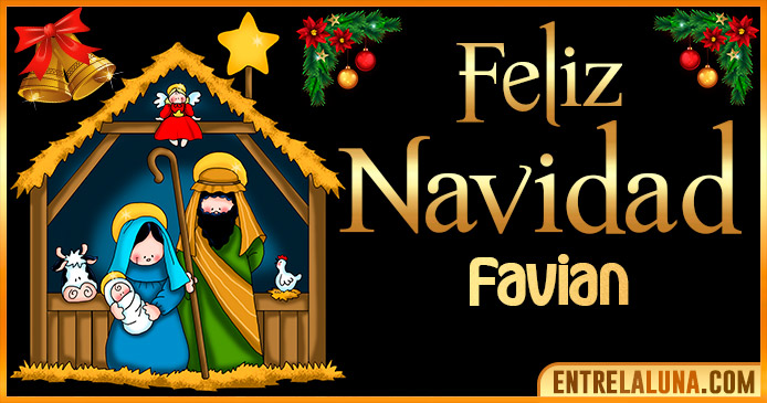 Feliz Navidad Favian