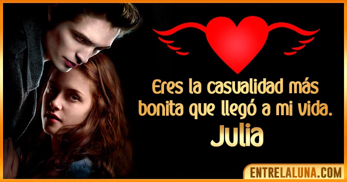 ▷ GiFs de Amor para Julia ❤ 【Te Amo, Te quiero y Te Extraño】