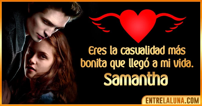 ▷ GiFs de Amor para Samantha ❤ 【Te Amo, Te quiero y Te Extraño】