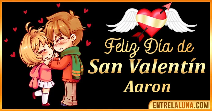 Gif de San Valentín para Aaron 💘
