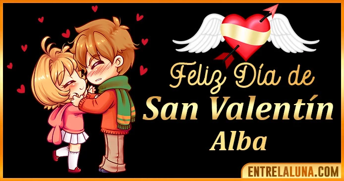 Gif de San Valentín para Alba 💘