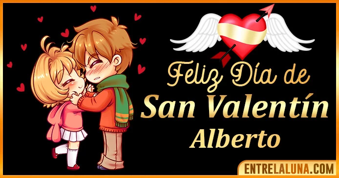 Gif de San Valentín para Alberto 💘