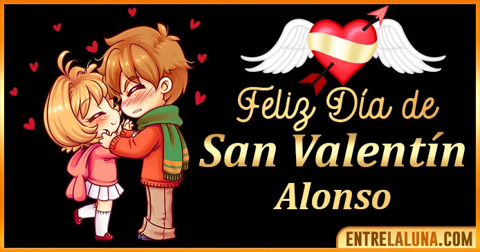 Gif de San Valentín para Alonso 💘