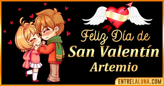 Gif de San Valentín para Artemio 💘