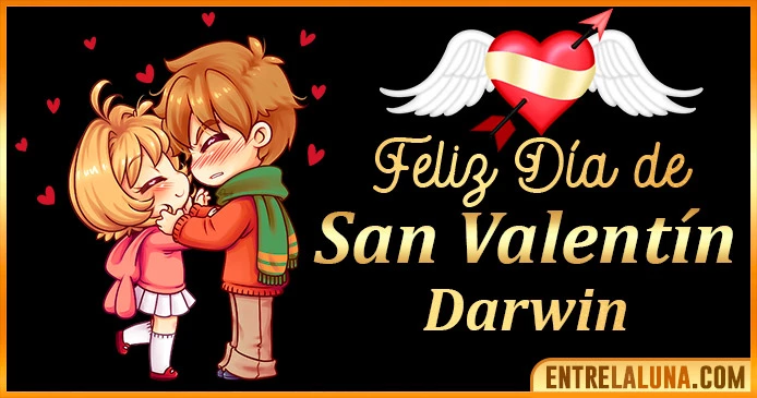 Gif de San Valentín para Darwin 💘